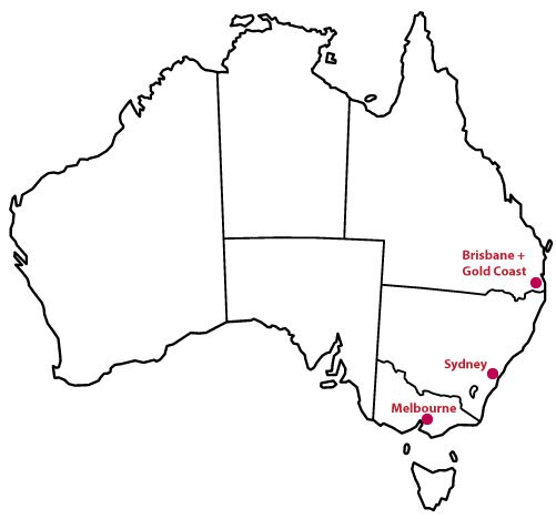 Shipping Locations from Labels.com.au